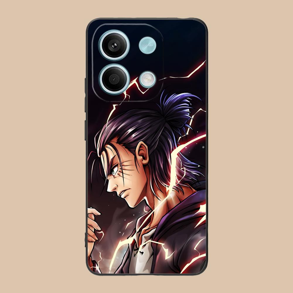 Матовый ТПУ чехол для мобильного телефона AOT Eren Yeager для Xiaomi 15 14 13 12 Mi 11 T Ultra Lite Pro S X 5G Цветная печать