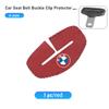 Suede Car Seat Belt Buckle Clip Protector Interior Accessories For BMW E87 E70 E91 E30 G20 E92 E93 E60 E46 E90 G30 E53 X1 FV9