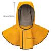 1PC Washable Windproof Welding Hood Retardant Heat Cowhide Breathable Welding Shawl Hat Scald Proof Dustproof