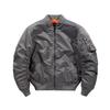 Men's Spring MA-1 Bomber Jacket: Solid Color Motorcycle Outerwear, Plus Size Baseball Collar Flight Suit
