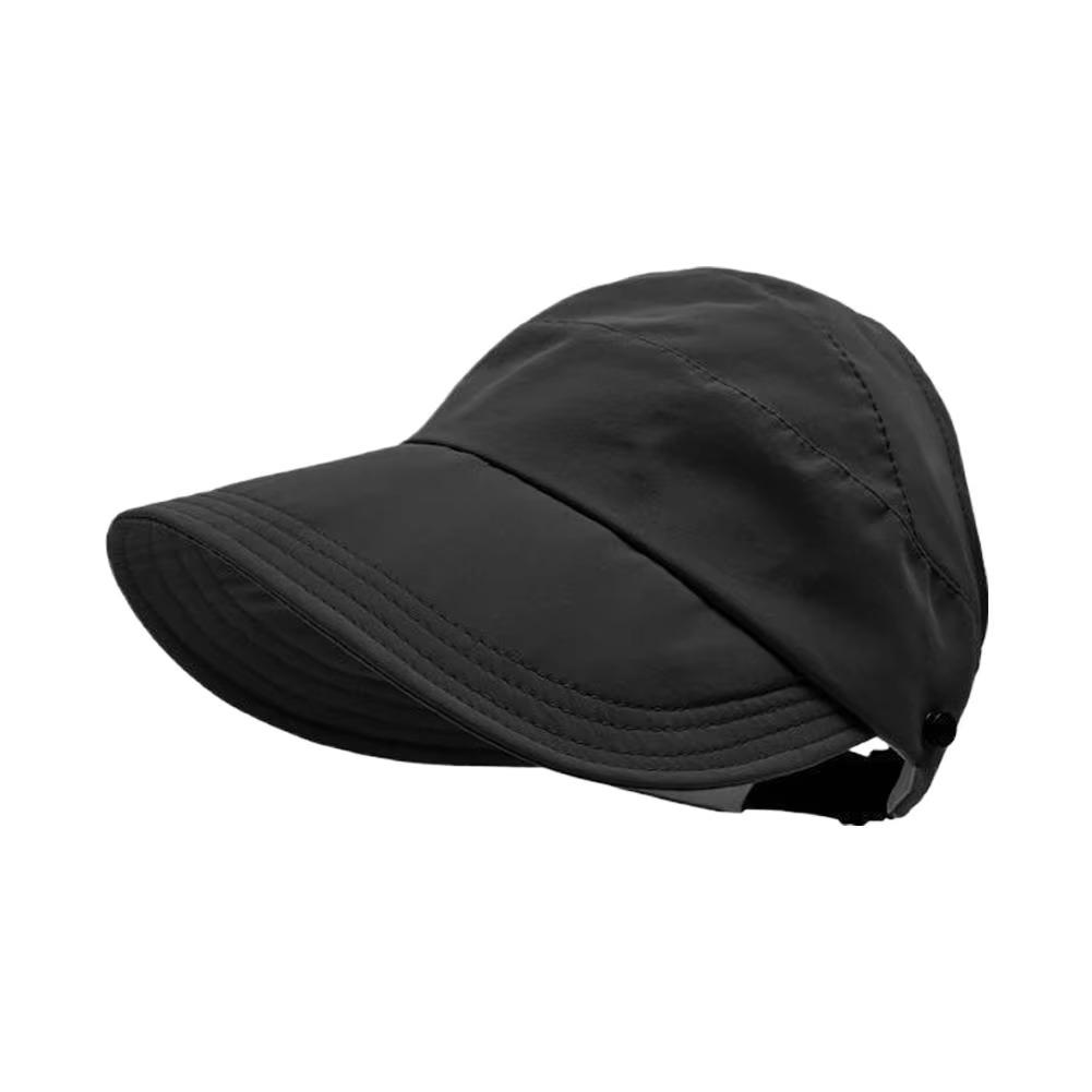 Womens Summer Ponytail Baseball Cap Quick Dry Foldable Visor Uv Protection Beach Hiking Outdoor