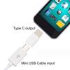 Universal Mini USB to Type-C Adapter Female to Male Converter for Tablet Smartphones Support Charging Data Transmission 3