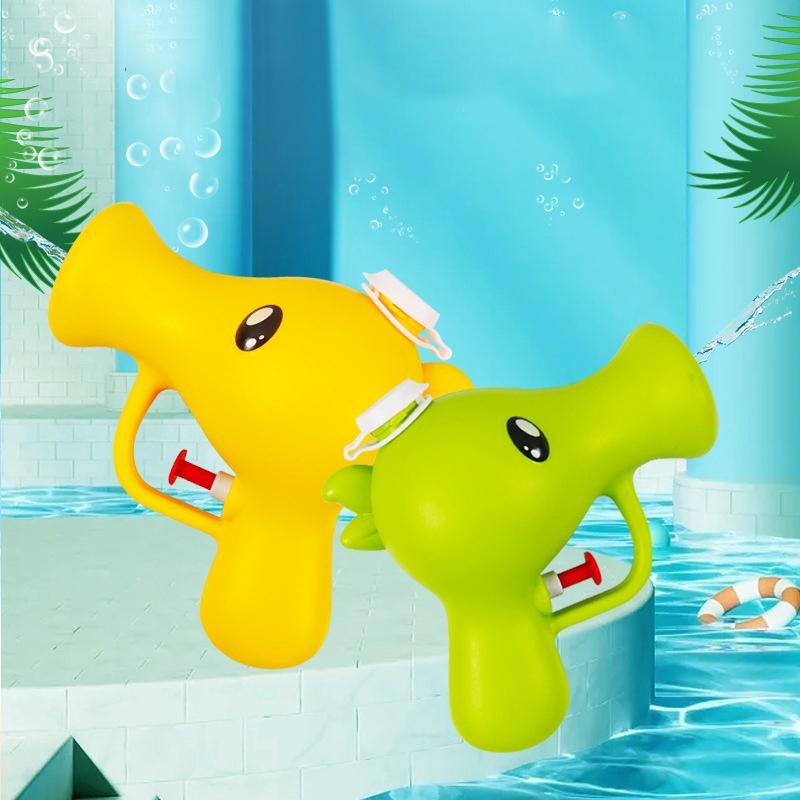 Cartoon Peashooter Water Spray Toys Summer Outdoor Beach Water Spray Toy Handheld Water Squirter Swimming Pool Fight Toys