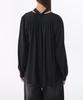 MUSINSA STANDARD WOMAN Women'S Volume Shirring Tie Blouse [Black]