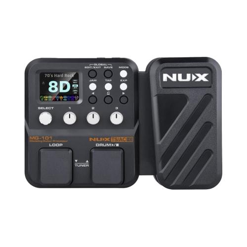 NUX MG-101 Multi-Effects Pedal with 25 Amp Models, Simple Operation, USB Audio Interface Function, Looper Function, PC/Mac Editing, and IR Support