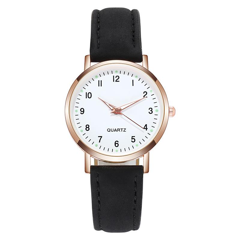Fashion Ladies Luxury Leather Strap Analog Quartz Watch Luminous Ladies Watch