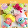 Adorable Fluffy Plush Keychain Doll Cute Cartoon Character For Girls And Students
