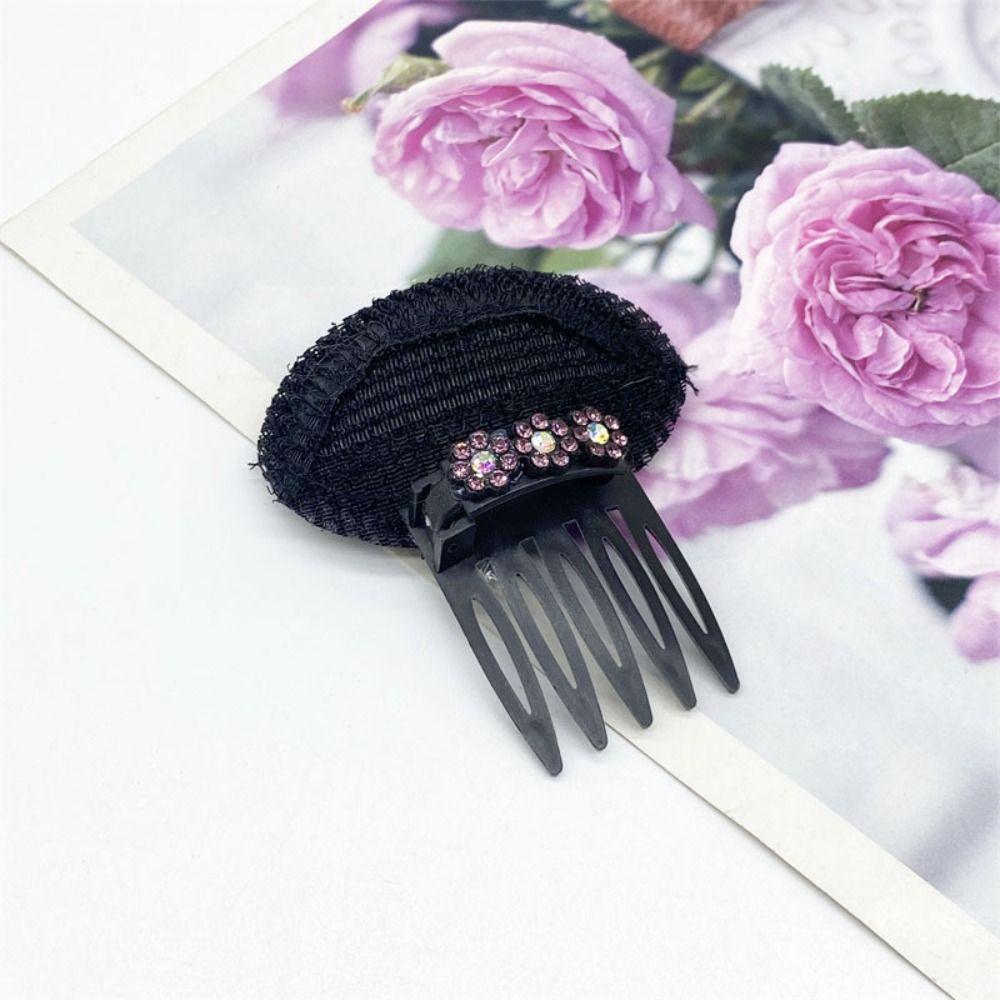 Sponge Puff Hair Head Cushion Invisible Invisible Volume Hair Clip Elegant Hair Base  Girl