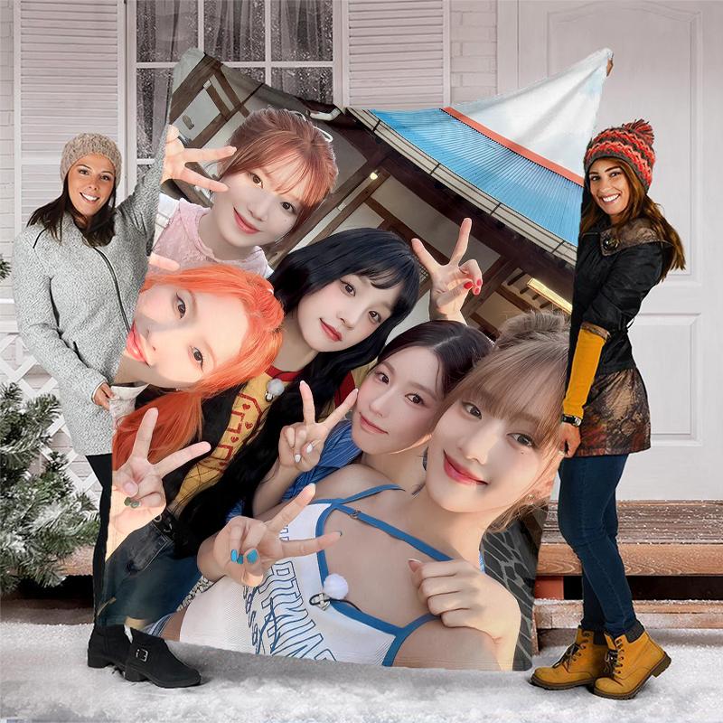 Gidle printed throw blanket—soft,warm;versatile blanket for all seasons—perfect as &air-conditioning throw,nap blanket