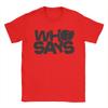 LYKN Who Says 100% Cotton T-Shirt for Men Summer ThamePo Series Y2K Funny T-Shirts O Neck Fashion Tees Oversized Loose Tops