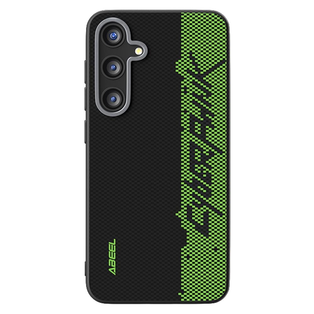 ABEEL Чехол для Samsung Galaxy S25 FE Совместимый с MagSafe Печатный ПК ТПУ Алюминиевый сплав Кожаный чехол для телефона