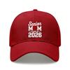 [Senior Mom Baseball Cap] Class Of 2026 Printed Hat Unisex Adjustable Breathable Lightweight Soft Fabric Casual Daily Wear Graduation Gift - Mom Hat