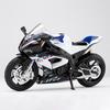 1/12 BMW HP4 Литой из сплава Гоночный Мотоцикл Модель Коллекция Транспортных Средств Звук и Свет Внедорожный Автоцикл Игрушки Машина