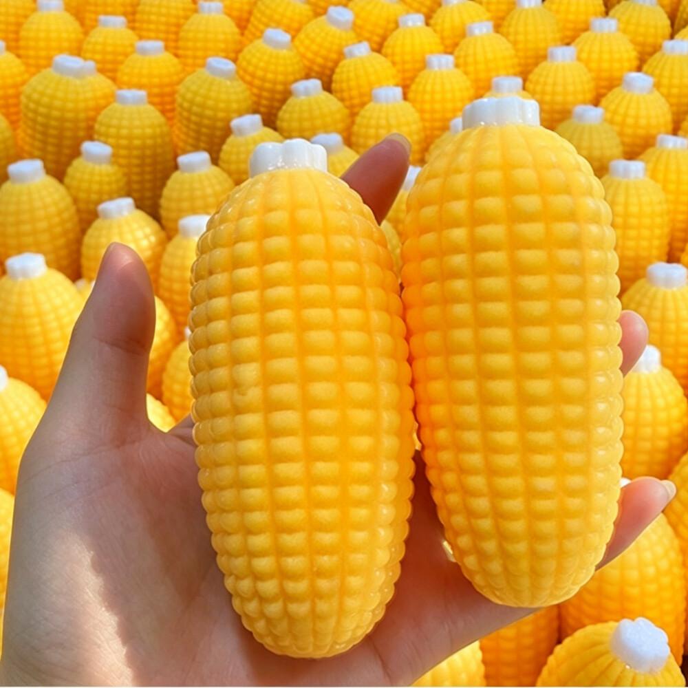 Corn Crunchy Squishy Squeeze Toys Non-Bounce Moldable Stress Ball Fidget Toy Asmr Sensory Stress Relief Toys For Adults Gifts