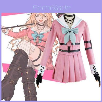 Danganronpa V3 Ирума Миу Костюм для косплея Элегантный Полный комплект для вечеринок