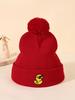 /Autumn And Winter Boys And Girls With The Same Casual Simple Versatile Trend Hairball Hat