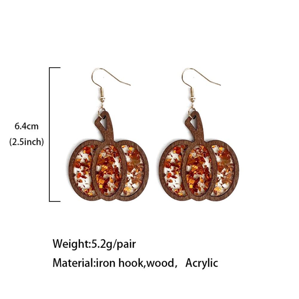 Drop Earrings Glitter Acrylic Earrings Dangle Earring Pendant Earrings Halloween Props