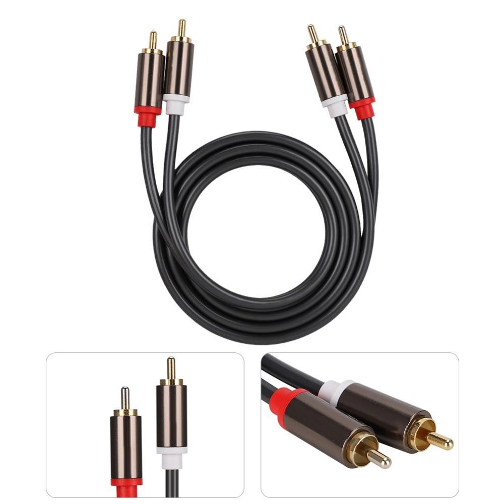Aluminum Alloy Casing for RCA Audio Cable Tinned Copper Wire Amplifier Cable TV