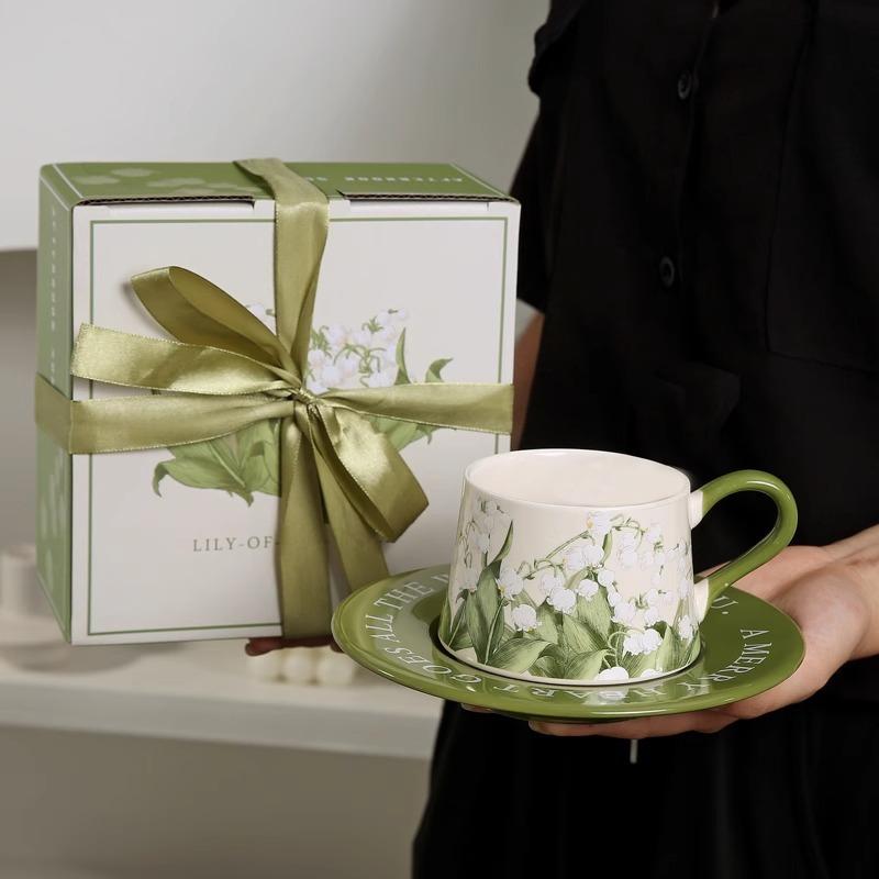 Скандинавский Тюльпан Бытовая Керамическая Чашка Кофейная Чашка Офисная Чашка для Чая Кружка День Учителя Подарок для Девочек