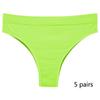 Sports Girls Underwear Thong Female Seamless Large Size Fitness Sports T-word Panties Solid Color Mid-waist Sexy Invisible Girls T Pants Head
