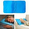 Blue Gel Ice Pack, Portable Muscle Pillow, Summer Cooling Cushion, Hand Washable Fabric Neck Support for Home Bedding, Compact