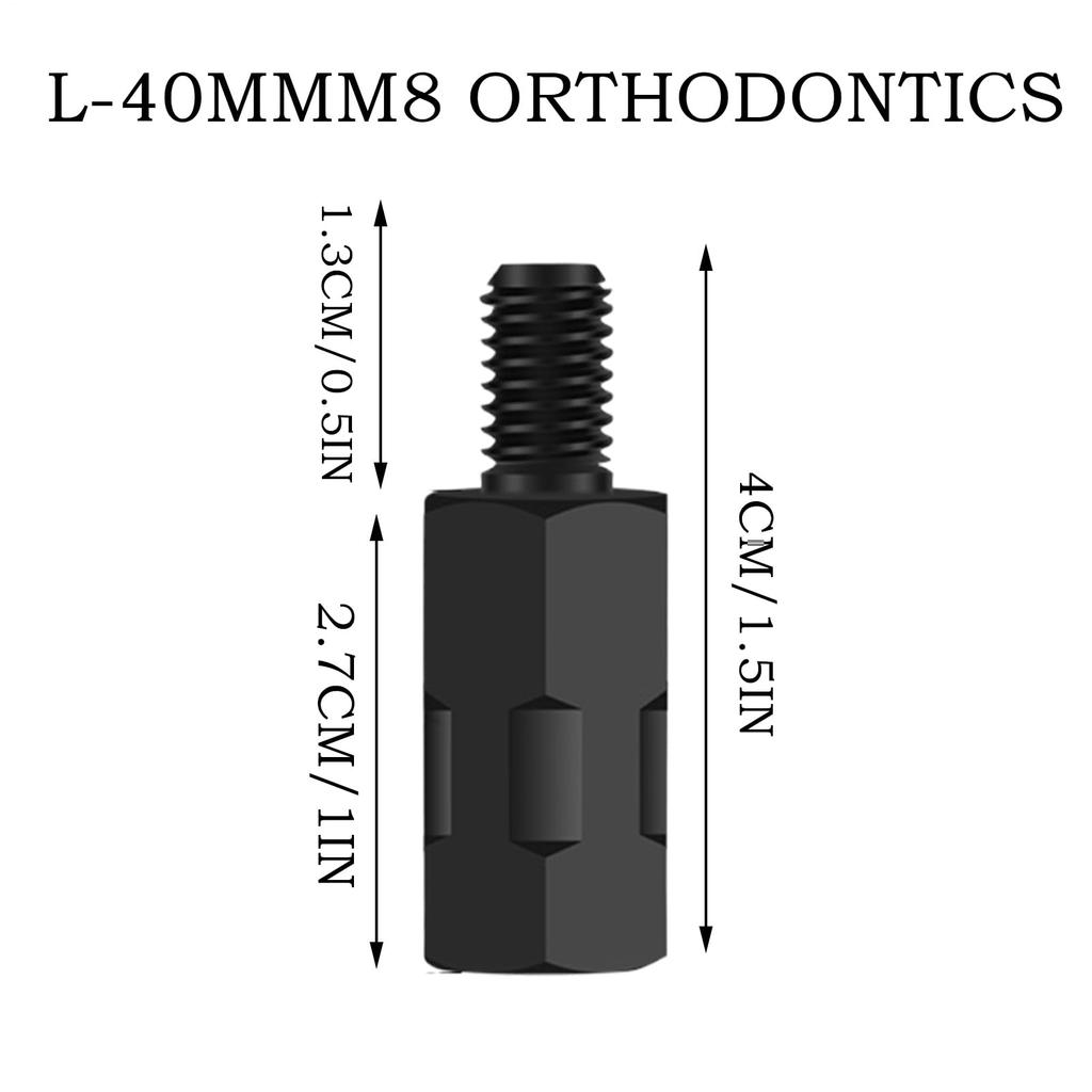 Ketunedi Motorcycle Mirror Adapter, Mirror Height Extender Screw For Stable Mounting | Precision Motorcycle Conversion Accessories Rear Viewer