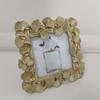 4 Inch 6 Inch Ginkgo Leaf Photos Frames Nordic Resin Photo Holder Retro Golden Picture Frame
