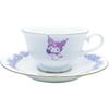 Sanart Sanrio Cup Saucer Kuromi Cup Saucer 195ml Miscellaneous Goods Sanrio Goods Gift Present Made In Japan (SANRIO) & Approx. SAN4219-1