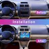 9 inch Car Radio Frame Auto Stereo Frame Kit for VW Volkswagen Polo 2004-2011 Mounting Bezel Faceplate Car Interior Front Dash Center Fascia