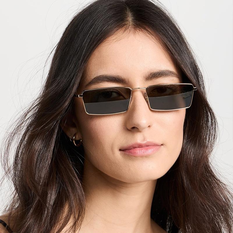 Rectangle Shape Women's Sun Glasses European American Fashion Sunglasses Women Vintage Retro Sunglasses Men