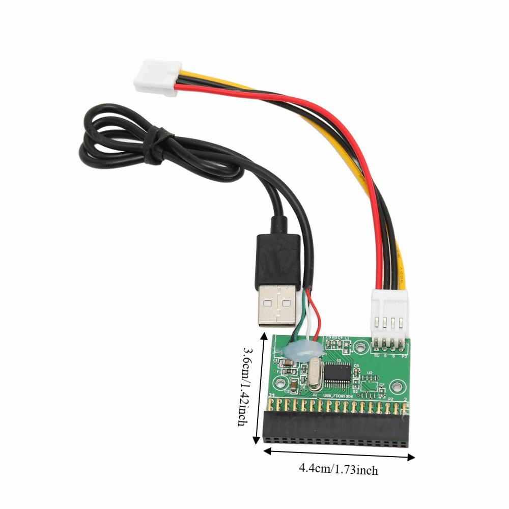 Практичный 1,44 МБ дисковод для гибких дисков Разъем 34-контактный Plug and Play USB-кабель Адаптер Кабель Разъем Подключение к ПК