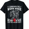 I Survived The Widow Maker Heart Attack Heart Disease T-Shirt