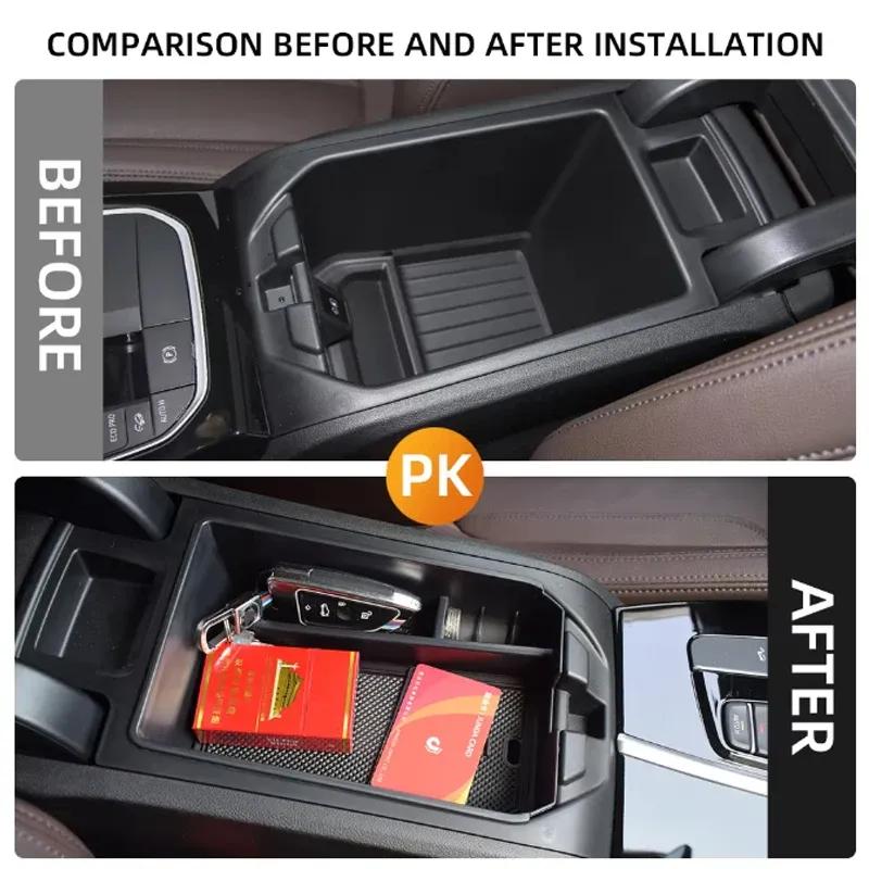 Car Console Organizer Armrest Storage Box For BMW 3 Series 4 Series i4 M3 M4 - Auxiliary Storage Center accessories