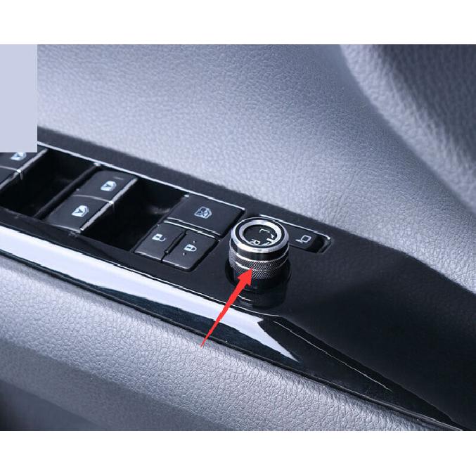 18-21 Ручка регулировки зеркала заднего вида Для Toyota Camry Черная алюминиевая крышка кнопки