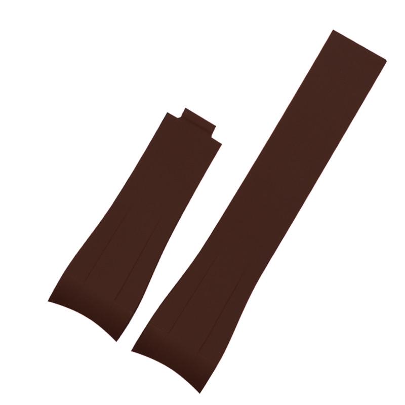 Wholesale Price for Old Customers Rubber Watch Strap Waterproof Silicone Wristband Bracelet Camouflage Color for Rolex Watchband