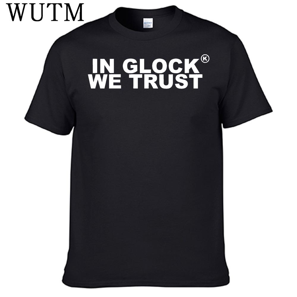 Футболка In Glock We Trust 100% Хлопок Мужская