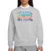 Inside Out 2 Womens/Ladies Its Fine IÂ´m Fine Joy Sweatshirt