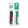 Pilot Frixion Ball тонкий многоцветный сменный набор 0,5 мм 3 цвета + зеленый LFBTRF30EF3C+LFBTRF12EF-G