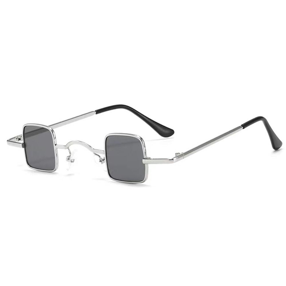 Candy Color Punk Sun Glasses Metal Frame Hip Hop Shades Vintage Mini Sunglasses for Women & Men