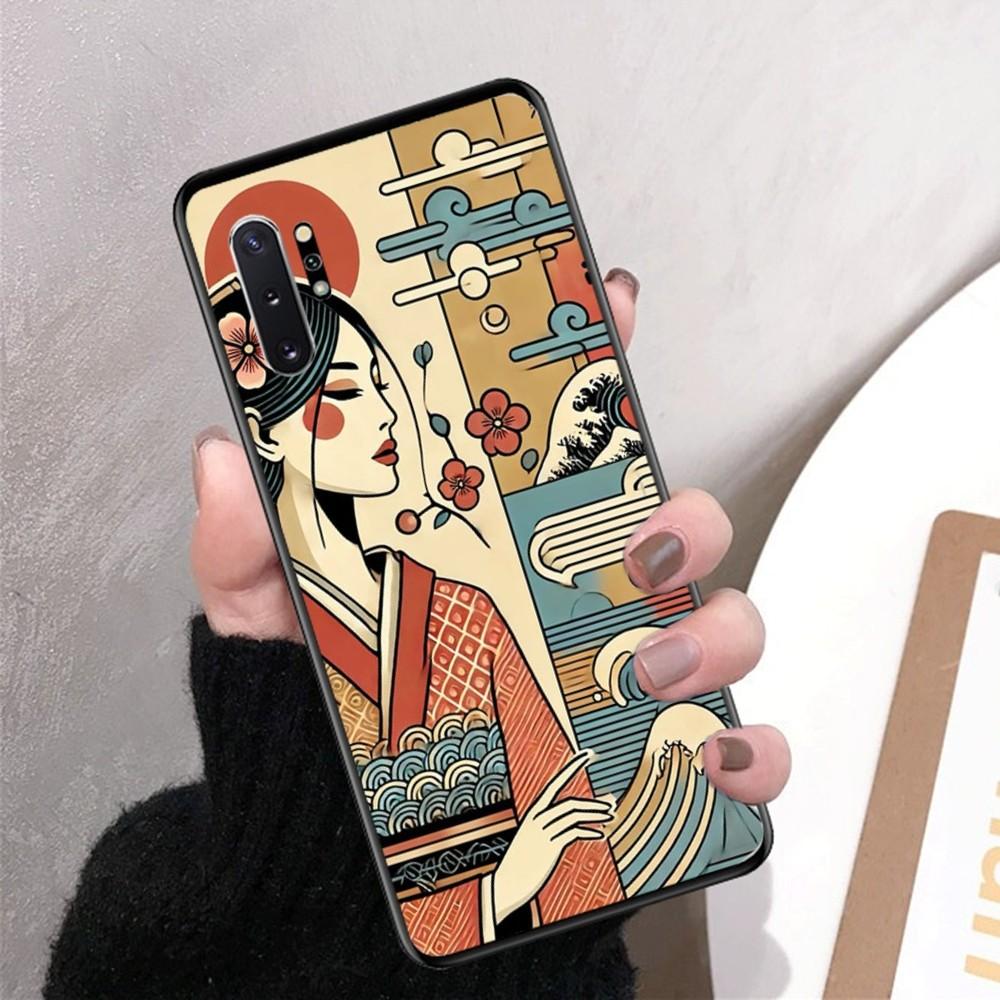 Чехол для телефона в японском стиле для Samsung Note 8 9 10 20 Pro Plus Lite M 10 11 20 30 21 31 51 A 21 22 42 02 03