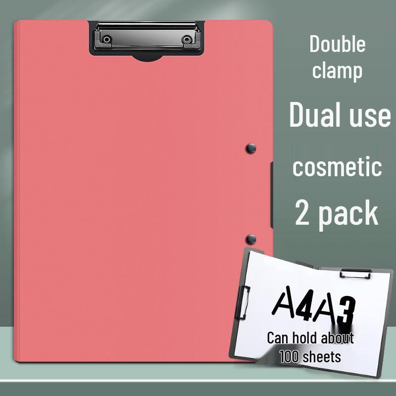 A4 Double Clip Folder for Documents and Resume Storage