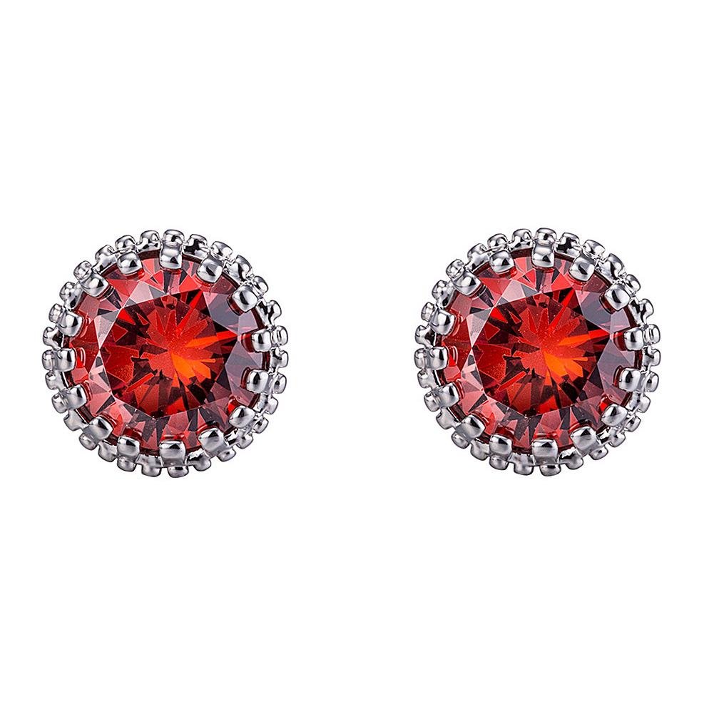 Women Simple Casual Zircon Earring Elegant All-match Ear Studs Party Jewelry