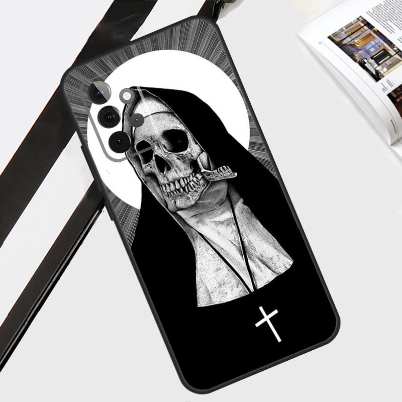 Sister Style Nun Sexy Girl Case For Samsung Galaxy A55 A35 A15 A56 A36 A26 A16 A06 A54 A34 A14 A12 A22 A32 A52 A13 A53