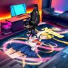 Custom Name Personalized Sailor Moon Print Carpet, Versatile Home Decor Rug, for Playroom, Apartment, Balcony, Entryway, Hallway Gift
