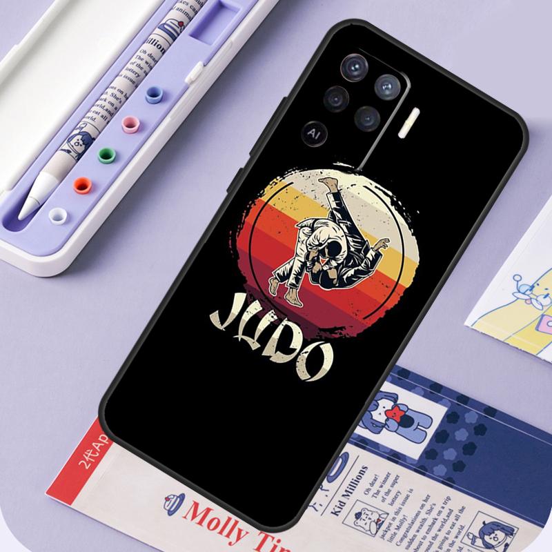 Judo BJJ Jiu Jitsu For Oppo A40 A60 A80 A94 A74 A54 A15 A18 A38 A58 A78 A98 A16 A76 A96 A57 A17 A77 A5 Pro Case
