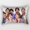 Boys Kpop Bangtan Bts Print Pillowcase Cover Bed Seat Square Pillow Cover Home