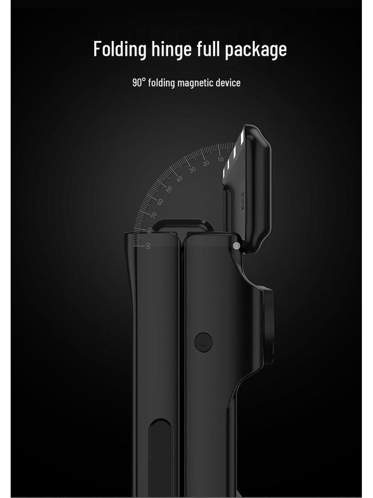 Чехол-подставка с магнитной петлей для Samsung Z Fold7 со слотом для стилуса и защитой от падений