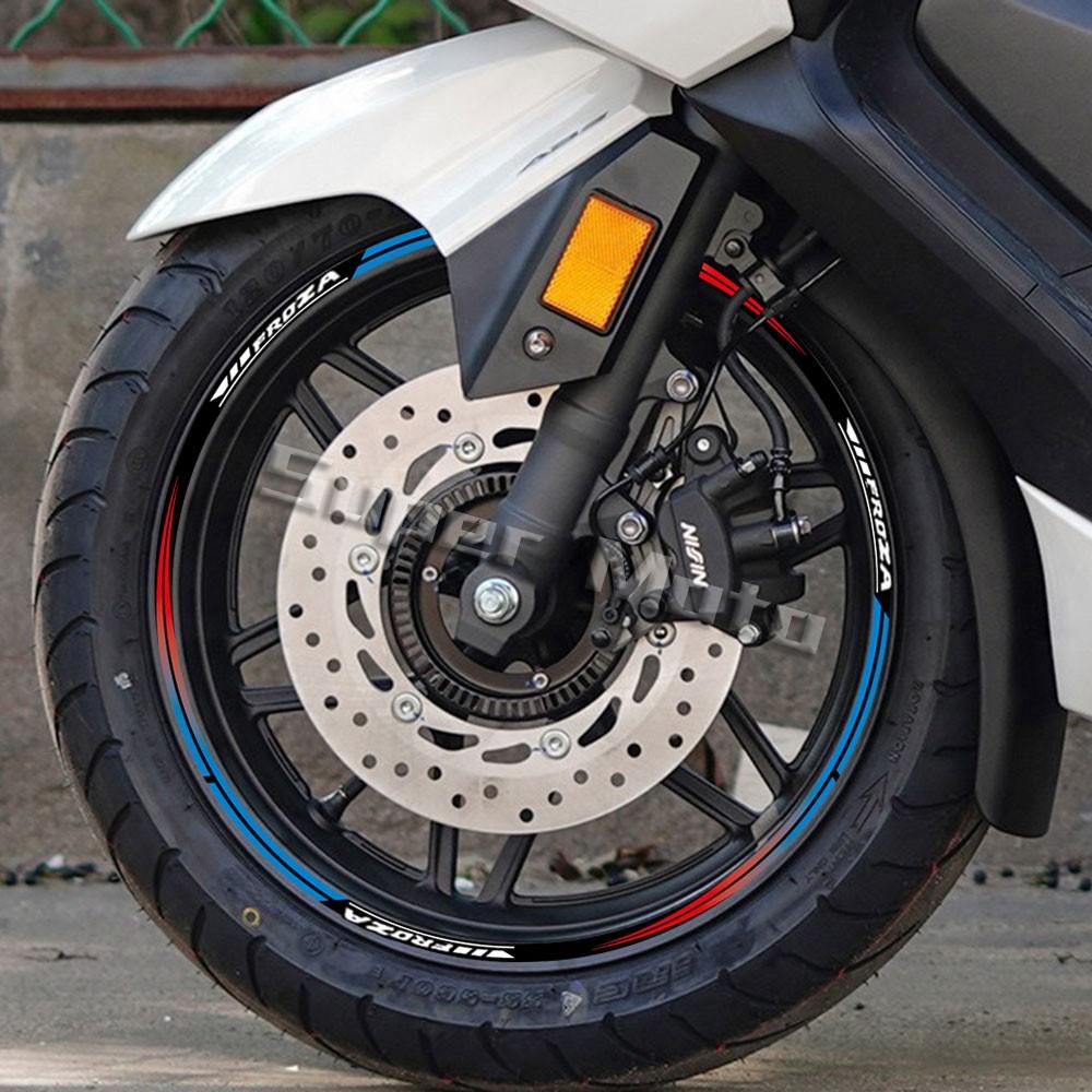 Для Forza NSS350 FPRZA NSS750 Мотоцикл Отражающие Наклейки на Колеса Наклейки на Ступицу Декоративная Полоска на Обод Водонепроницаемый Аксессуар