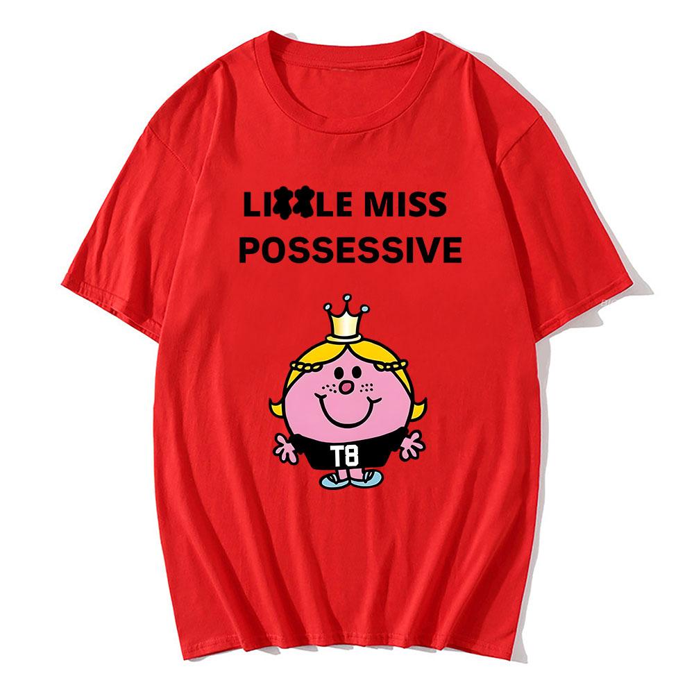 Тейт МакРей Певица Графические футболки Miss Possessive World Tour 2025 Футболка Хлопок Высокое качество Мужская футболка Унисекс Уличная одежда Мужской топ