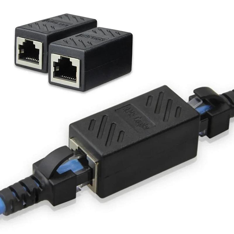 1/5/10/20 шт. Удлинитель Ethernet-кабеля RJ45 CAT5 CAT6 CAT6a Удлинитель-переходник Разъем Ethernet-муфта «мама-мама»